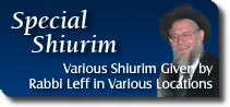 Special Shiurim